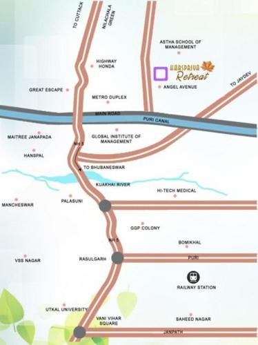 Images for Location Plan of Neelanchal Harspriya Retreat