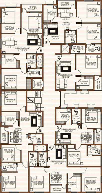 Images for Cluster Plan of Neelanchal Harspriya Avenue