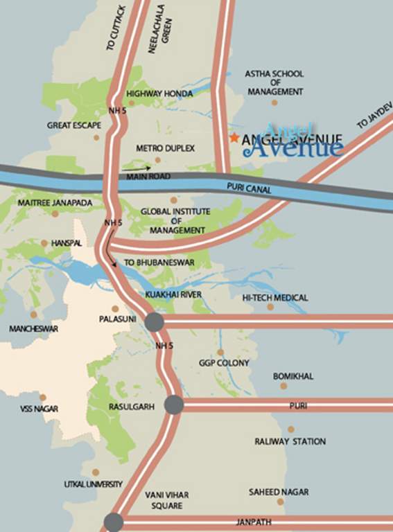 Images for Location Plan of Neelanchal Angel Avenue