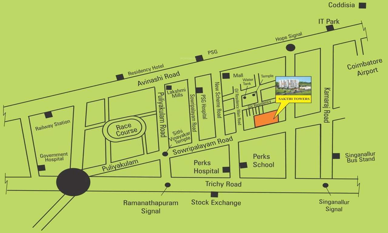 Images for Location Plan of Sakthi Sakthi Towers Phase1