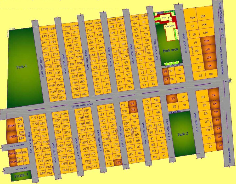 Images for Layout Plan of M1 Brick Field Shelters