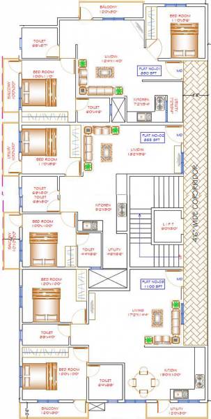 Images for Cluster Plan of VR Sai Vihar