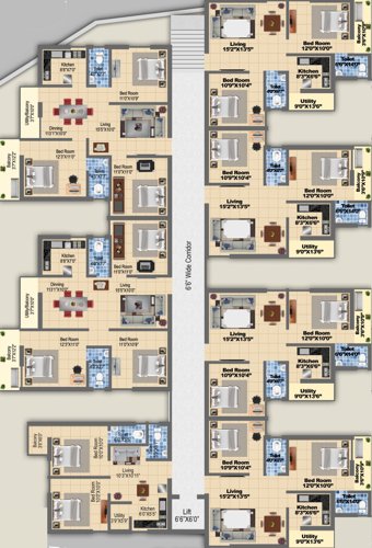 Images for Cluster Plan of Jaya Orchid Enclave