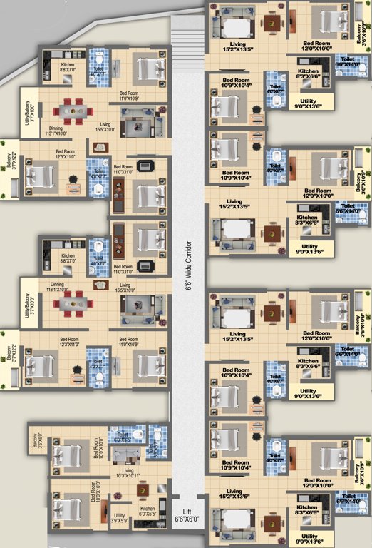 Images for Cluster Plan of Jaya Orchid Enclave