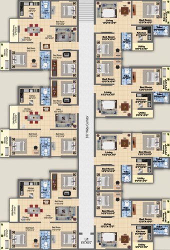 Images for Cluster Plan of Jaya Orchid Enclave