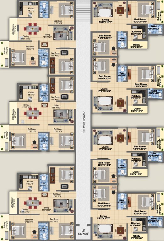 Images for Cluster Plan of Jaya Orchid Enclave