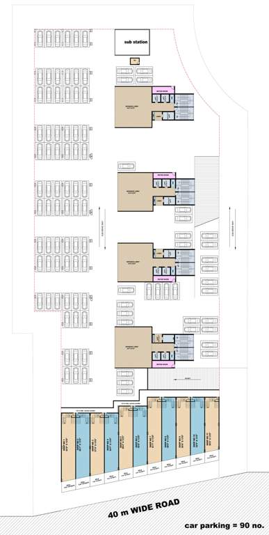  greens 1 Images for Cluster Plan of Bhagwati Greens 1