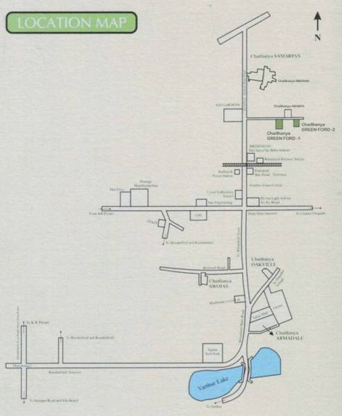 chaithanya-group greenford-villa Location Plan
