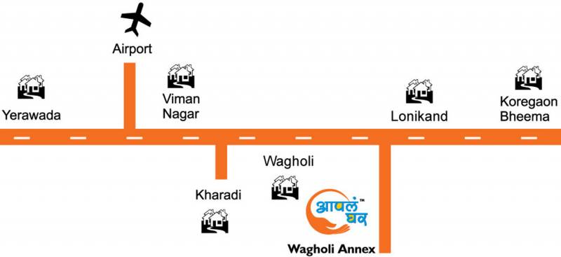 Images for Location Plan of Maple Aapla Ghar Wagholi Annex