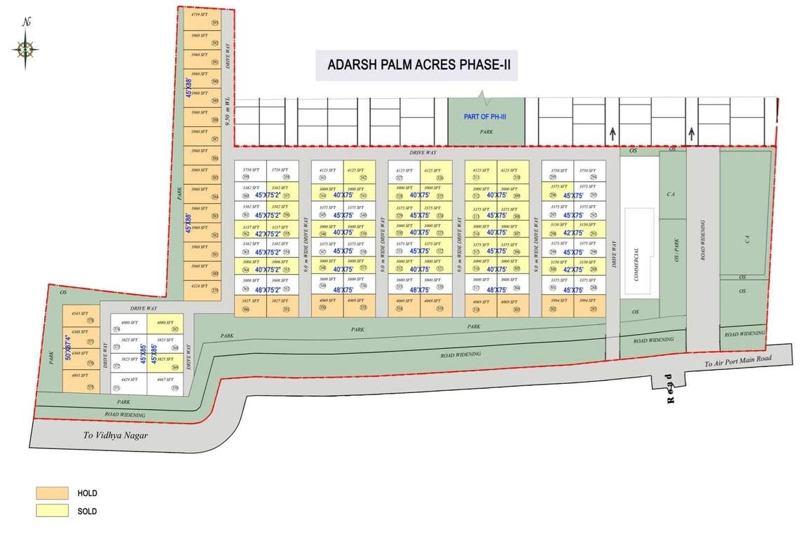  palm acres Images for Layout Plan of Adarsh Palm Acres