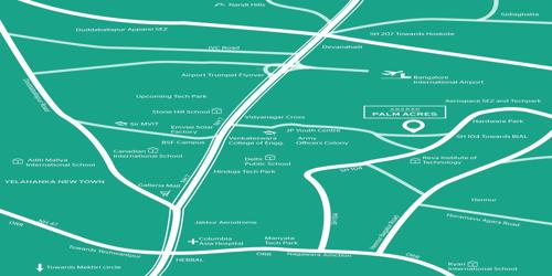  palm-acres Images for Location Plan of Adarsh Palm Acres
