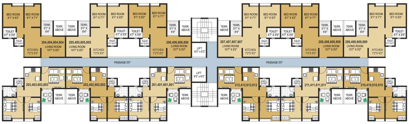 Images for Cluster Plan of Maple Aapla Ghar Chakan Talegaon