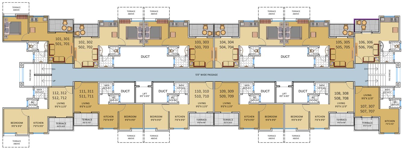 Images for Cluster Plan of Maple Aapla Ghar Chakan Talegaon