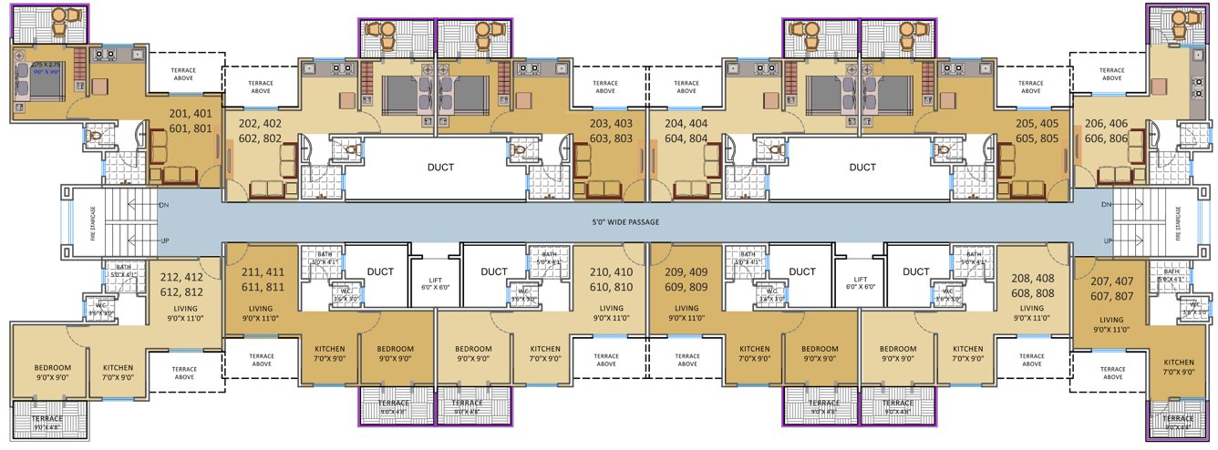 Images for Cluster Plan of Maple Aapla Ghar Chakan Talegaon