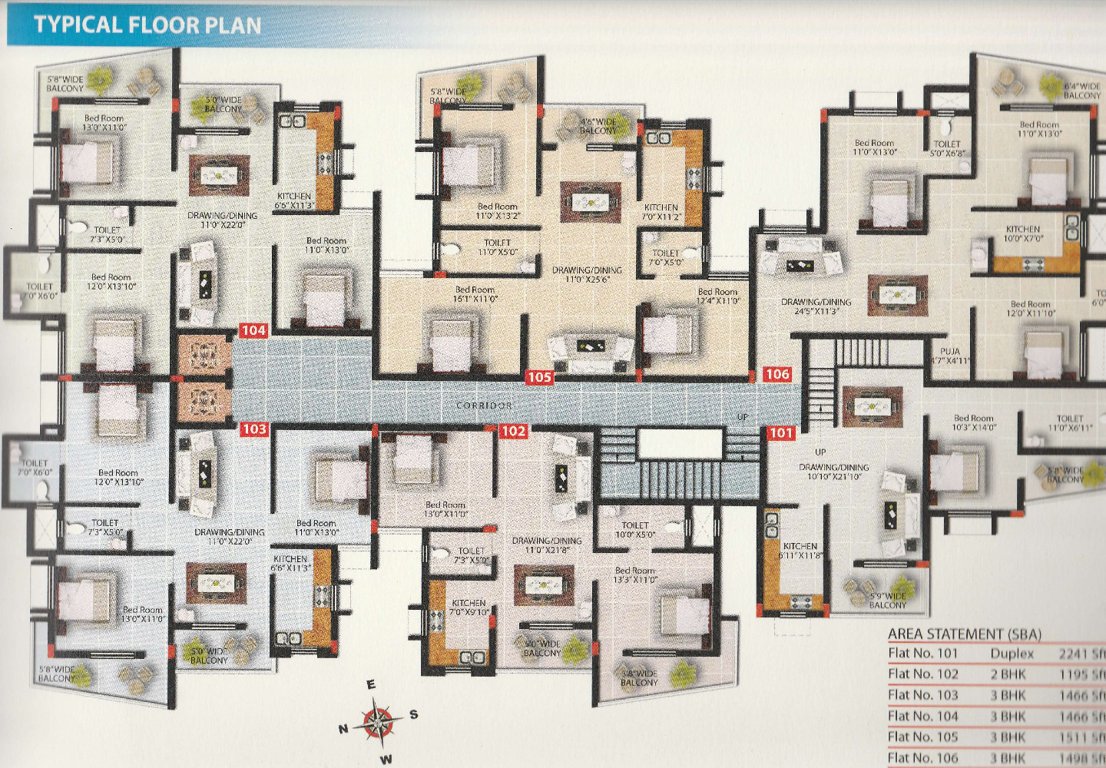 Images for Cluster Plan of Smruti Premium