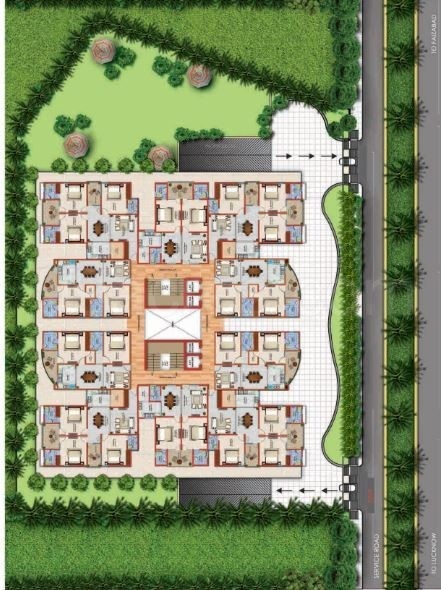 radha krishna apartment Master Plan