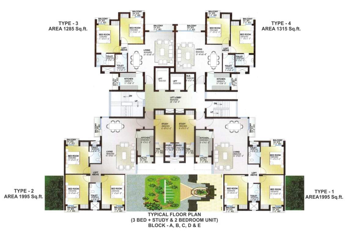 Images for Cluster Plan of Rishita Celebrity Greens
