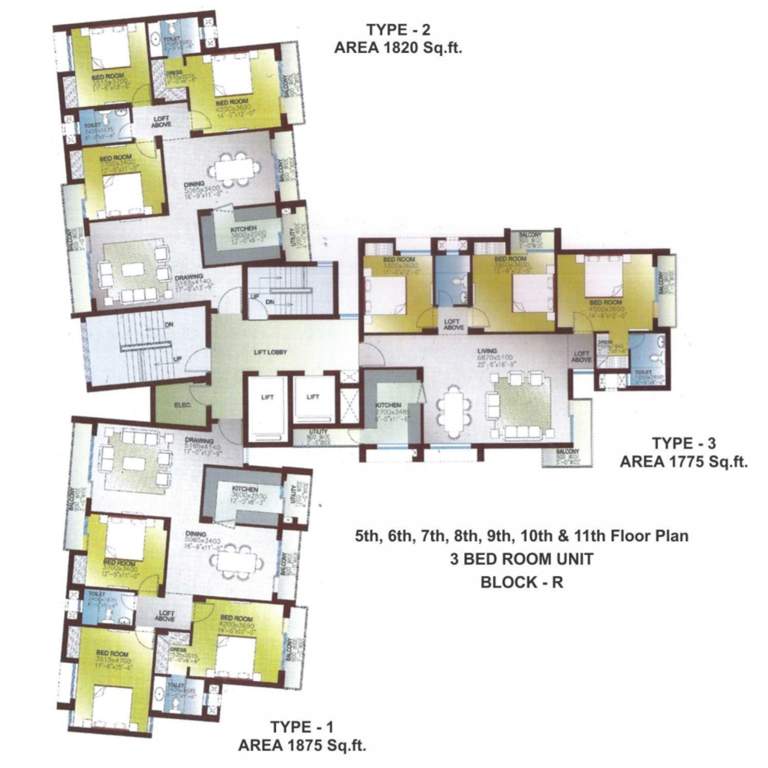 Images for Cluster Plan of Rishita Celebrity Greens