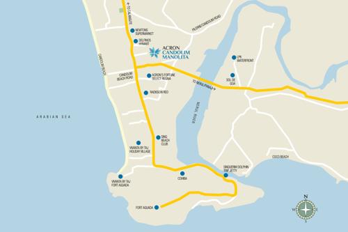  candolim-manolita Images for Location Plan of Acron Candolim Manolita