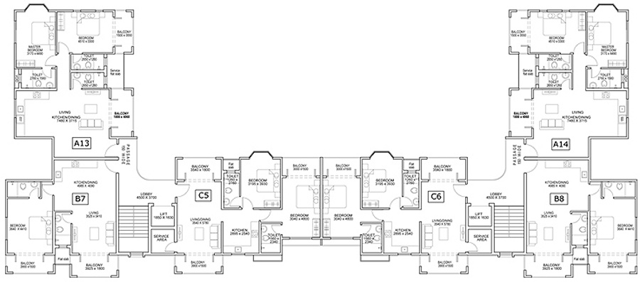 Images for Cluster Plan of Acron Candolim Parklands