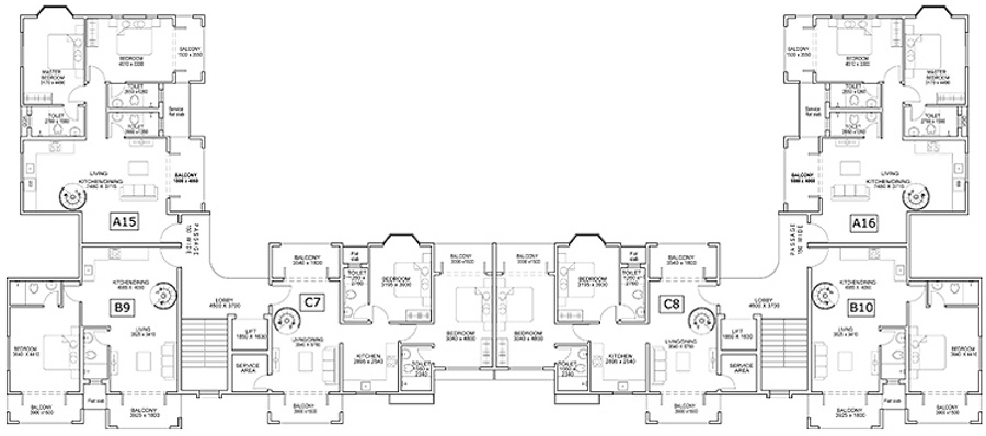 Images for Cluster Plan of Acron Candolim Parklands