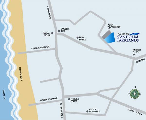 Images for Location Plan of Acron Candolim Parklands Images for Location Plan of Acron Candolim Parklands