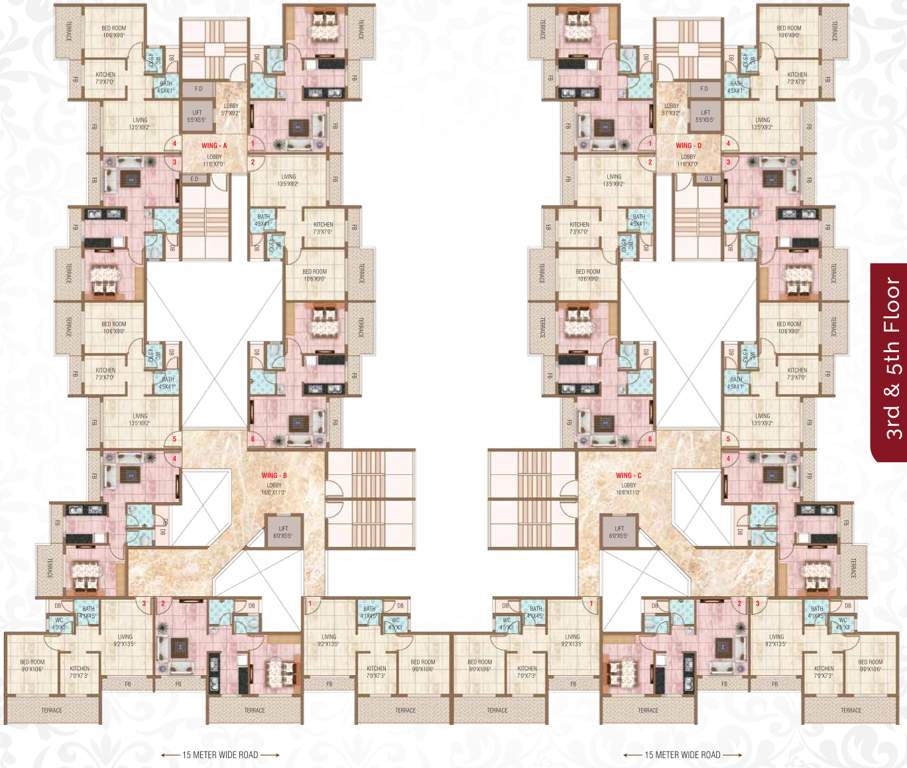  bella vista Images for Cluster Plan of Bhagwati Bella Vista