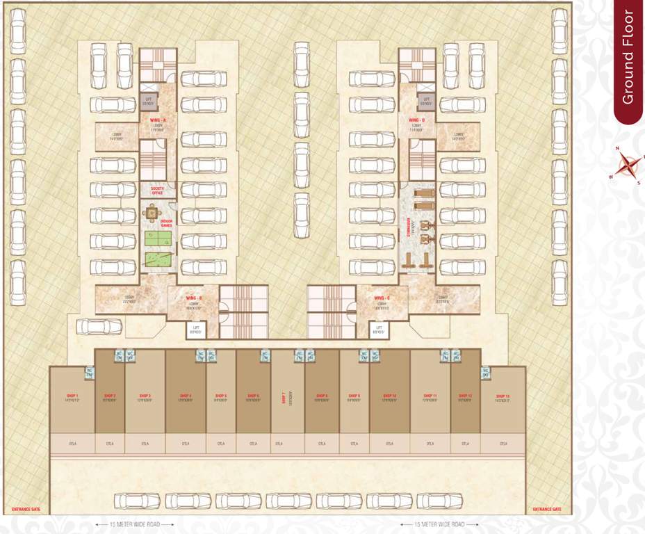  bella vista Images for Cluster Plan of Bhagwati Bella Vista