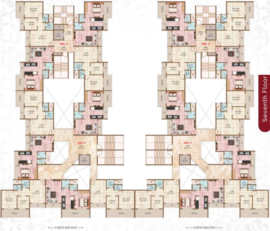  bella vista Images for Cluster Plan of Bhagwati Bella Vista