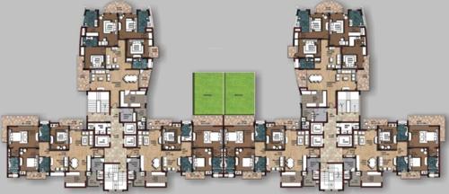 Images for Cluster Plan of Crest Golf Ridge Tower