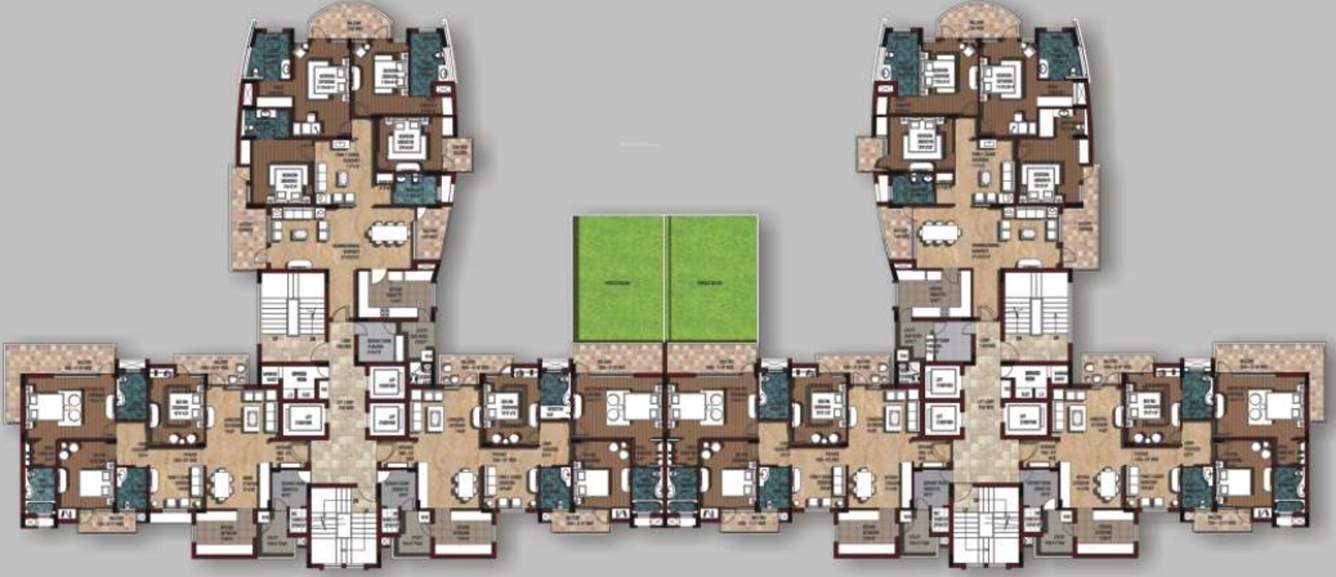 Images for Cluster Plan of Crest Golf Ridge Tower