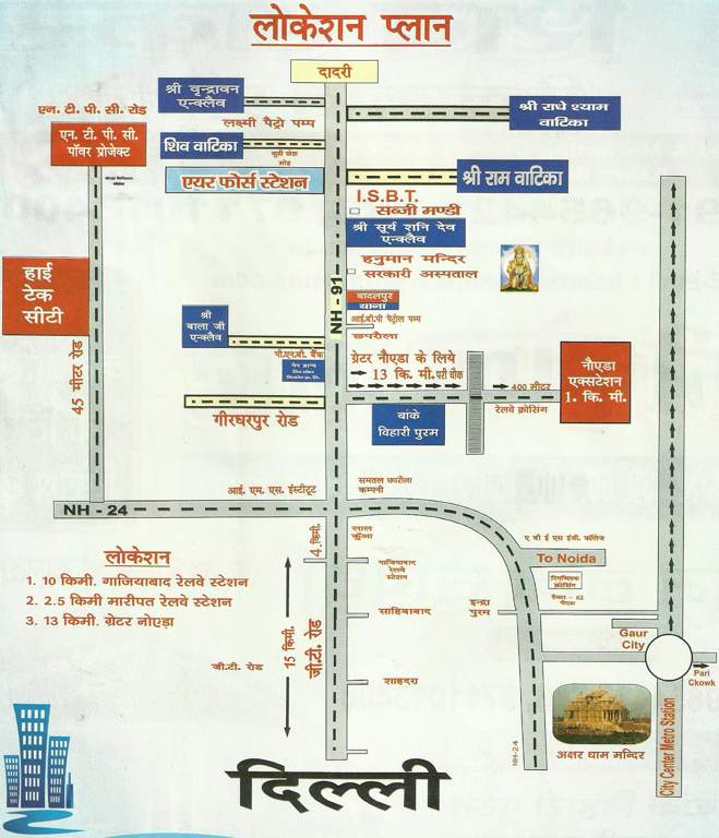 Images for Location Plan of SS Shri Vrindavan Enclave
