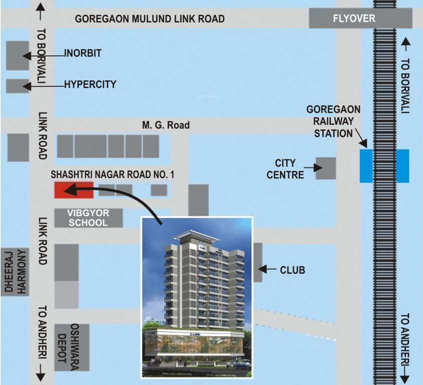 Images for Location Plan of Concrete C Link Chandrama Co op Housing Society Limited