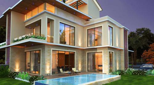  villas Images for Elevation of Della Villas