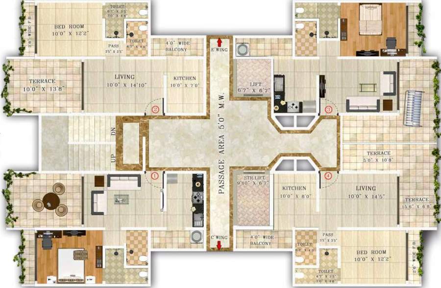 shanti niketan Images for Cluster Plan of Anmol Shanti Niketan