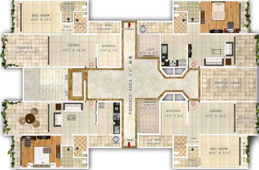 shanti niketan Images for Cluster Plan of Anmol Shanti Niketan