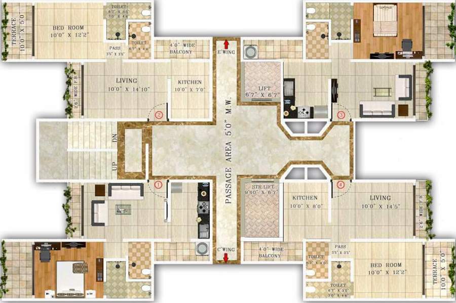 shanti niketan Images for Cluster Plan of Anmol Shanti Niketan