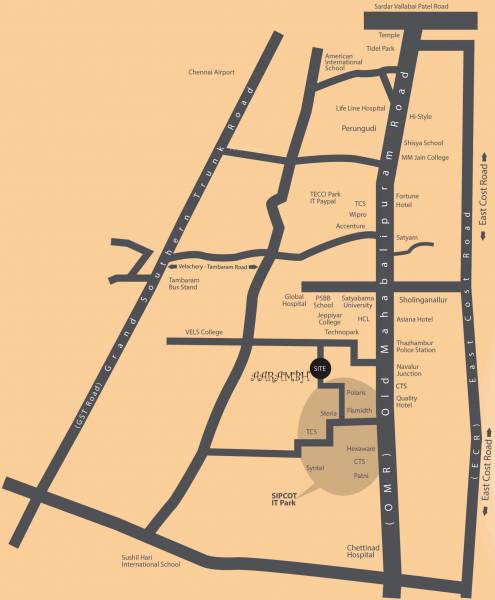 Images for Location Plan of South Aarambh Images for Location Plan of South Aarambh