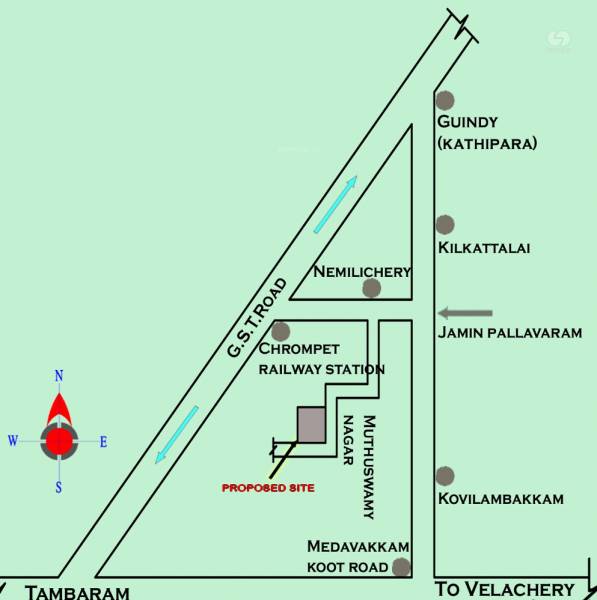 kp-construction santhoshema Location Plan