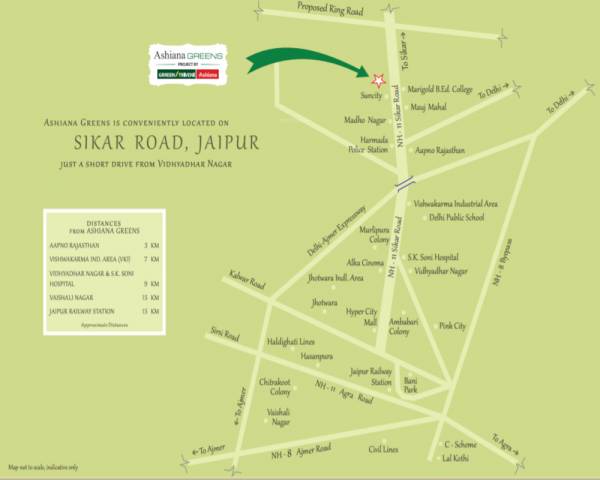  greens Location Plan