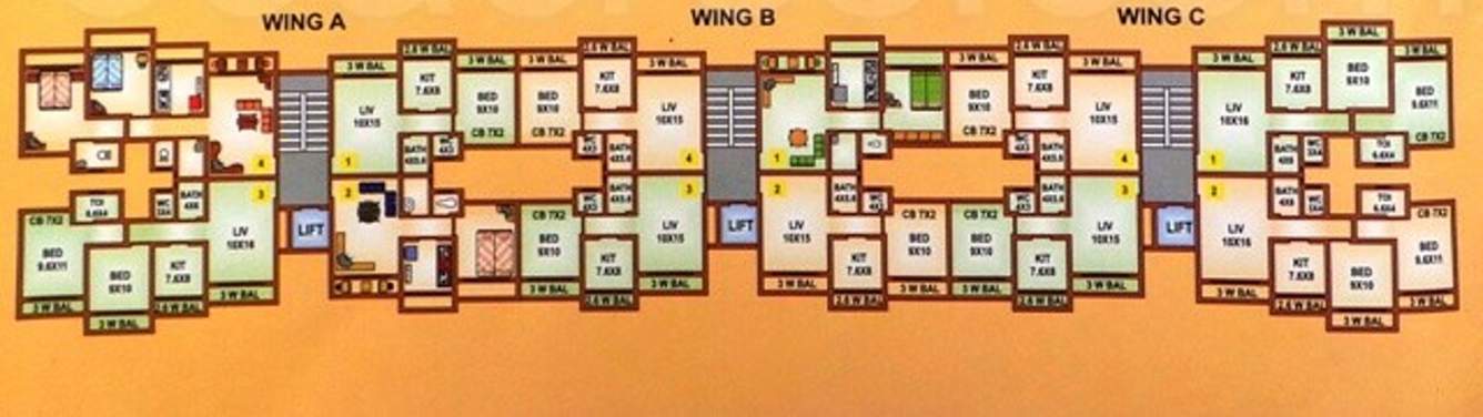 Images for Cluster Plan of Abhay Sheetal Complex