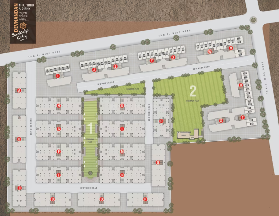 sankalp city Layout Plan