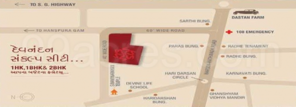 Location Plan sankalp-city Location Plan