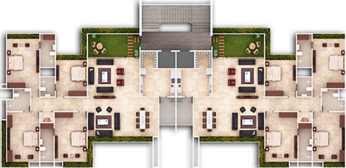 Images for Cluster Plan of Ganesh Maple Tree