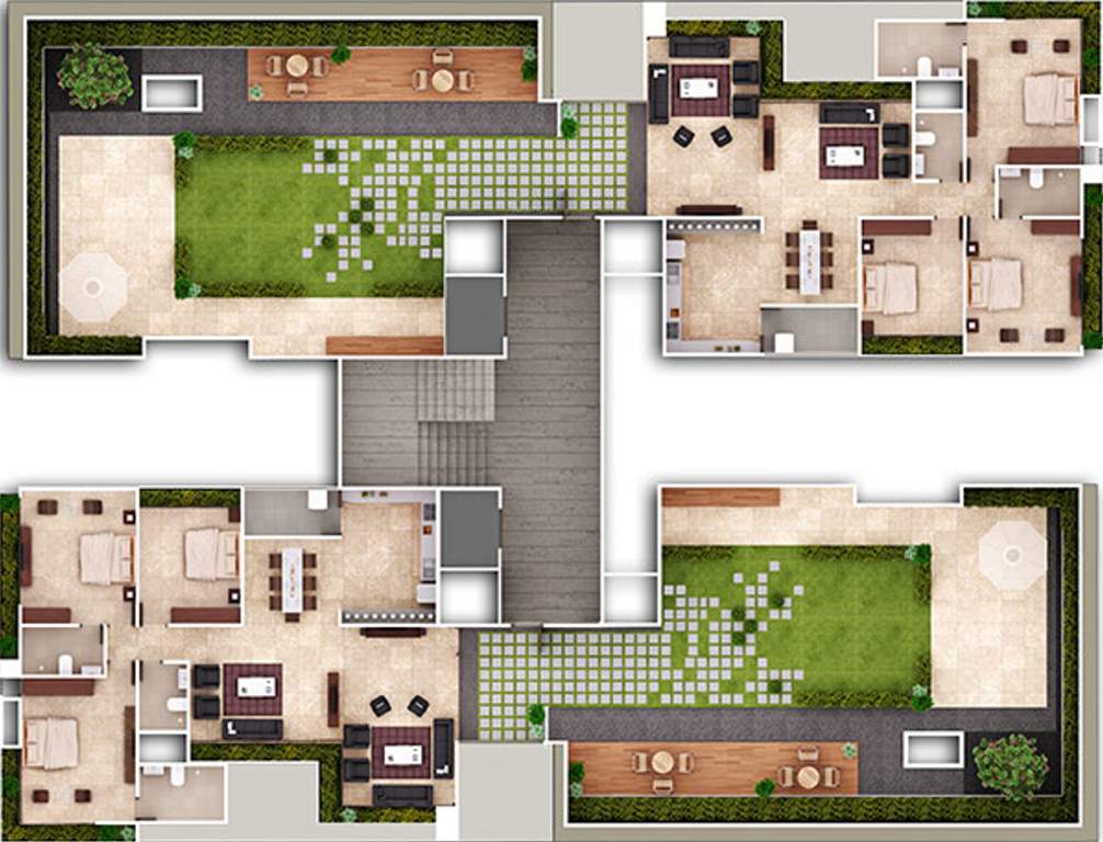 Images for Cluster Plan of Ganesh Maple Tree