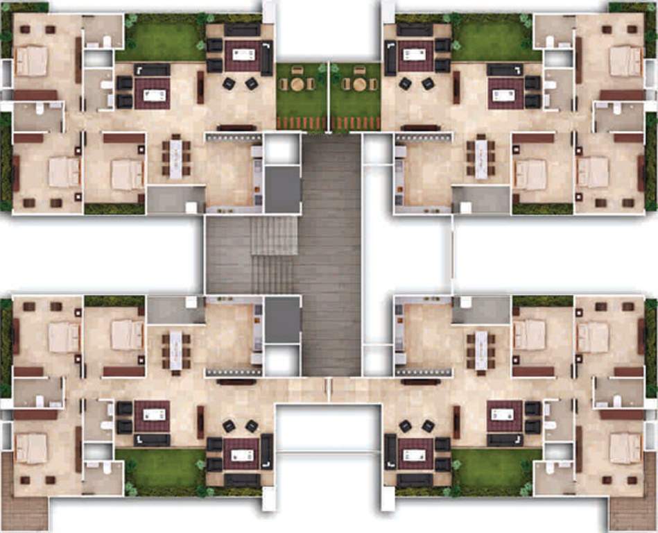 Images for Cluster Plan of Ganesh Maple Tree