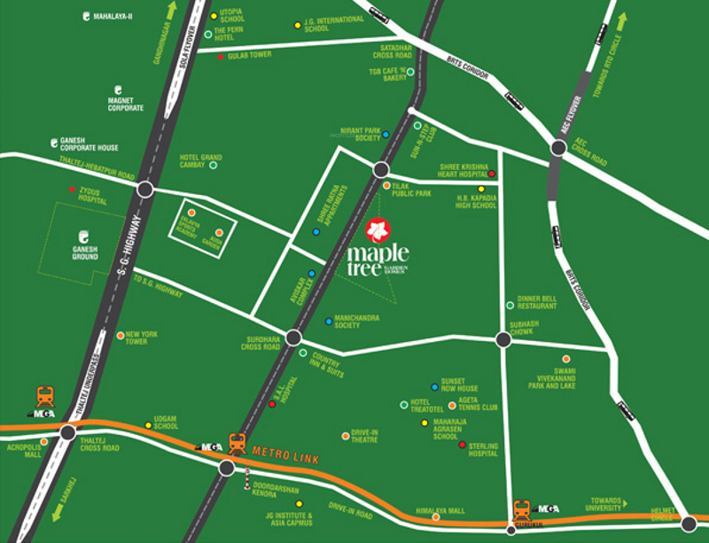 Images for Location Plan of Ganesh Maple Tree