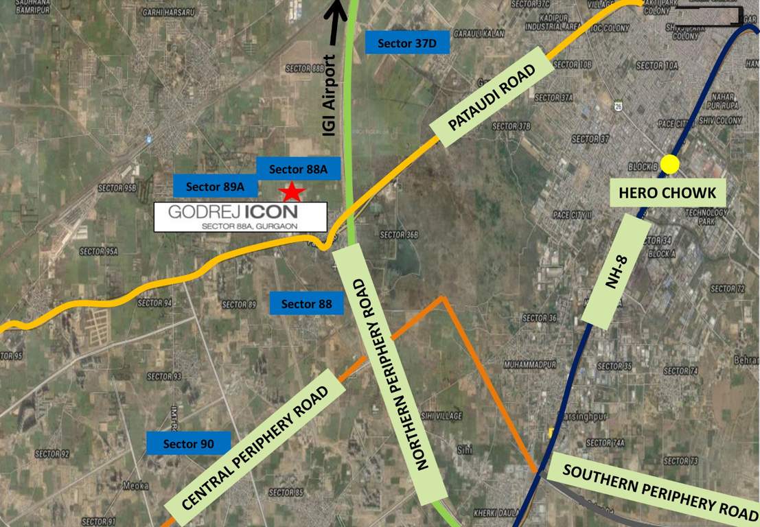  icon Images for Location Plan of Godrej Icon