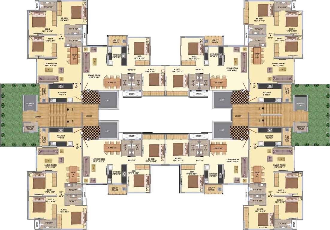 Images for Cluster Plan of Paramvir La Maison