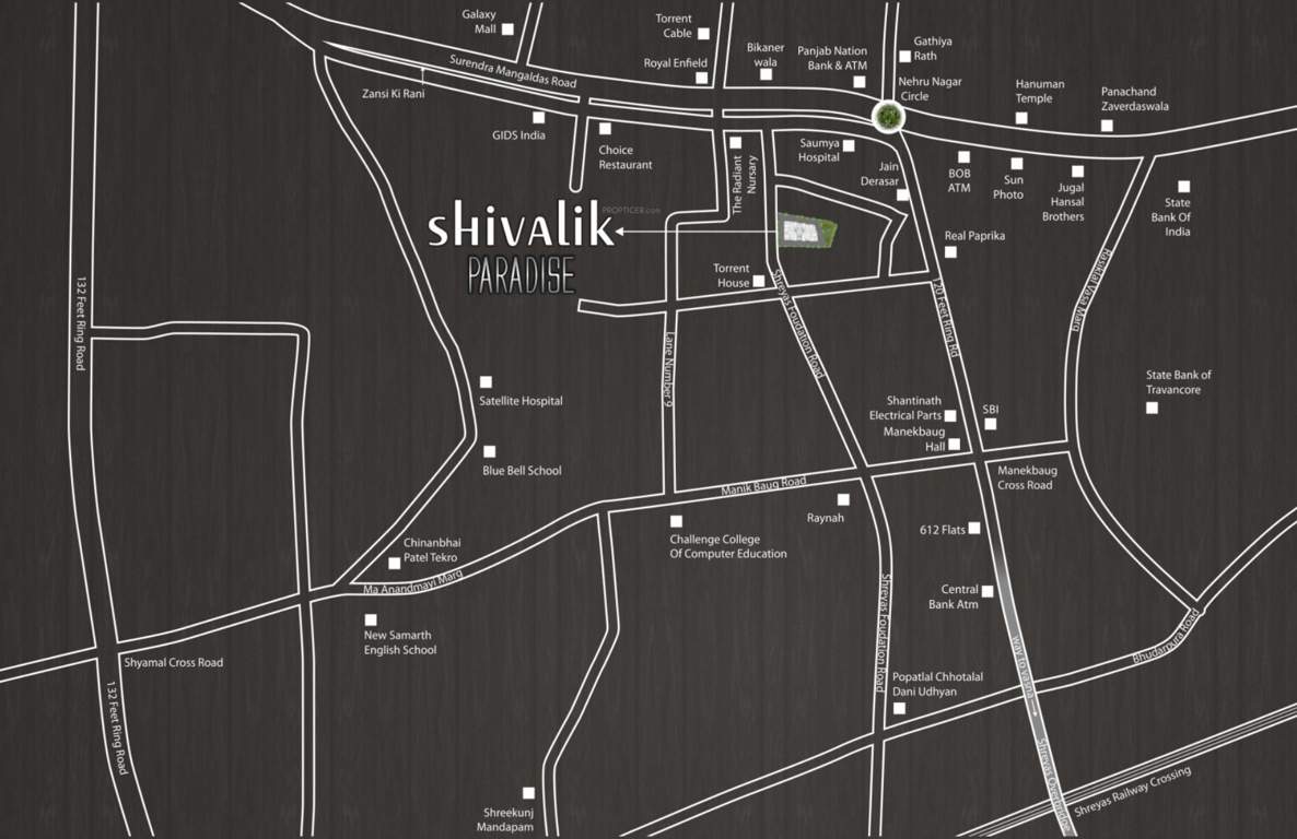  paradise Images for Location Plan of Shivalik Paradise